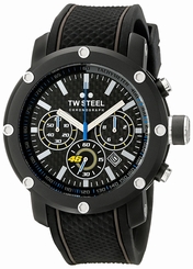 TW Steel Watches : TW937 Black Dial Silicone Men Watch
