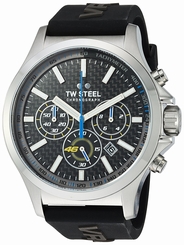 TW Steel Watches : TW939 Carbon Fiber Dial Stainless Steel Band Men Watch