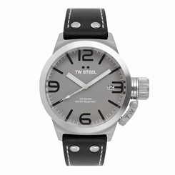 TW Steel Watches : TW944 Grey Dial Leather Women Watch