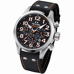 TW Steel Watches : TW963 Black Dial Canvas Band Men Watch