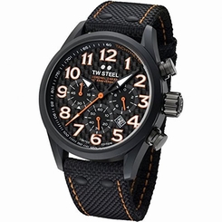 TW Steel Watches : TW964 Black Dial Canvas Band Men Watch
