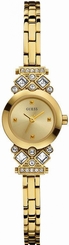 Guess Watches : U0221L2 Quartz Analog Gold Tone Stainless Steel Women Watch