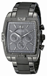 Guess Watches : U0261G2 Quartz Chronograph Date Gray Stainless Steel Men Watch