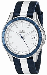 Guess Watches : U0276G3 Quartz Analog Date Nylon Men Watch