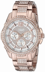Guess Watches : U0286L2 Silver Dial Stainless Steel Band Women Watch