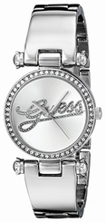 Guess Watches : U0287L1 Quartz Analog Crystal Bezel Stainless Steel Women Watch