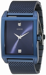 Guess Watches : U0298G2 Blue Dial Stainless Steel Band Women Watch