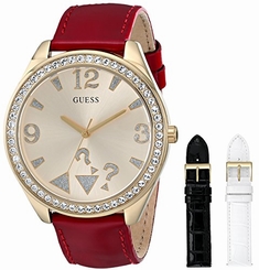 Guess Watches : U0352L4 Quartz Analog Interchangeable Strap Set Women Watch