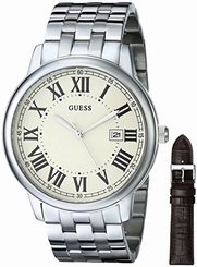 Guess Watches : U0384G1 Quartz Analog Interchangeable Strap Set Men Watch