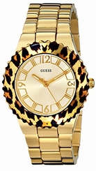 Guess Watches : U0404L1 Quartz Analog Gold Tone Stainless Steel Women Watch
