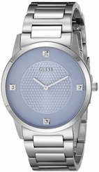 Guess Watches : U0428G2 Blue Dial Stainless Steel Band Men Watch