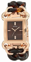 Guess Watches : U0467L1 Quartz Brown Dial Brown Polycarbonate Women Watch