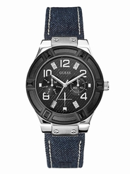Guess Watches : U0470L1 Carbon Fiber Dial Women Watch