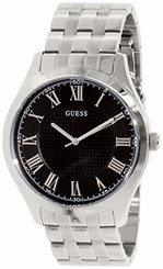 Guess Watches : U0476G1 Quartz Roman Numerals Dial Stainless Steel Men Watch
