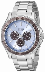 Guess Watches : U0479G2 Blue Dial Stainless Steel Band Women Watch