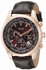 Guess Watches : U0500G3 Brown Dial Calendar Men Watch