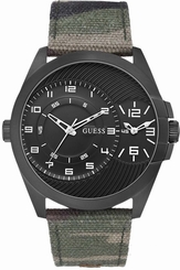 Fake AAA Guess Watches : U0505G1 Black Dial Nylon Band Men Watch Watch