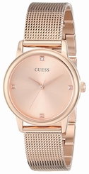 Guess Watches : U0532L3 Rose Gold Dial Stainless Steel Band Women Watch