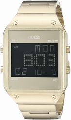 Guess Watches : U0596G3 Black Dial Metal Band Men Watch
