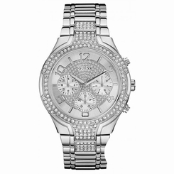 Fake AAA Guess Watches : U0628L1 Silver Dial Stainless Steel Women Watch Watch