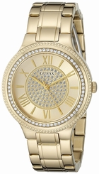Guess Watches : U0637L2 Gold Dial Women Watch