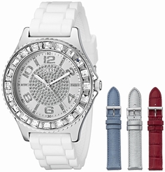 Guess Watches : U0714L1 Quartz Analog Interchangeable Strap Set Women Watch