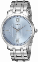 Guess Watches : U0716G1 Blue Dial Stainless Steel Band Men Watch