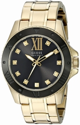 Guess Watches : U0721G2 Black Dial Metal Men Watch