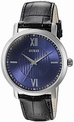 Guess Watches : U0793G2 Quartz Analog Black Leather Women Watch