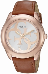 Guess Watches : U0895L3 Quartz Analog Brown Leather Women Watch