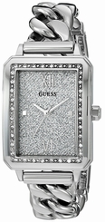 Guess Watches : U0896L1 Silver Dial Metal Band Women Watch