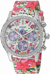 Guess Watches : U0903L1 White Dial Metal Band Women Watch