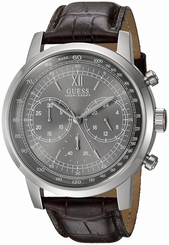 Guess Watches : U0916G1 Quartz Chronograph Brown Leather Men Watch