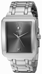 Guess Watches : U0917G2 Grey Dial Stainless Steel Band Men Watch