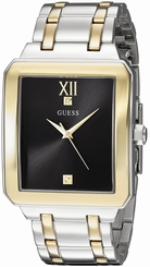 Guess Watches : U0917G3 Black Dial Stainless Steel Band Men Watch