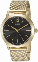 Guess Watches : U0921G3 Black Dial Stainless Steel Band Men Watch