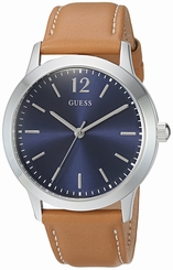 Guess Watches : U0922G8 Quartz Analog Brown Leather Men Watch