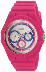 Guess Watches : U0942L3 White Dial Rubber Band Women Watch