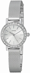 Guess Watches : U0954L1 Silver Dial Stainless Steel Band Women Watch