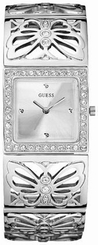 Guess Watches : U10558L1 Silver Dial Stainless Steel Band Women Watch