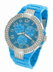 Guess Watches : U11622L9 Quartz Blue Dial Stainless Steel And Bracelet Women Watch