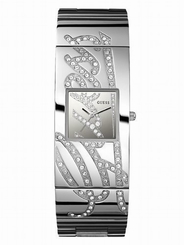 Guess Watches : U13552L1 Quartz Silver-Tone Stainless Steel Women Watch