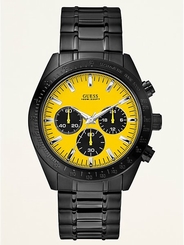 Guess Watches : U15055G3 Quartz Chronograph Black Stainless Steel Men Watch