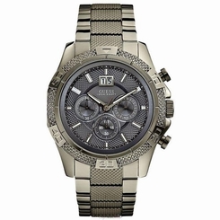 Guess Watches : U22504G1 Quartz Gunmetal-Tone Stainless Steel Men Watch