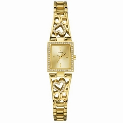 Guess Watches : U95081L1 Stainless Steel Case And Band With Connect Type Clasp Stainless Steel Women Watch