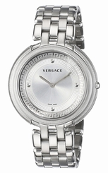 Versace Watches : VA7060013 Silver Dial Stainless Steel Band Women Watch