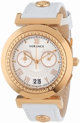 Versace Watches : VA9030013 Silver Dial Stainless Steel Band Women Watch