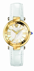 Versace Watches : VAI030016 Quartz Analog White Leather Women Watch