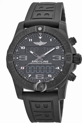 Breitling Watches : VB5510H1/BE45-263S Black Battery Operated Quartz Men Watch