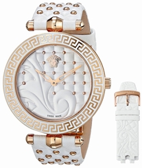 Versace Watches : VK701-0013 White Dial Stainless Steel Band Women Watch